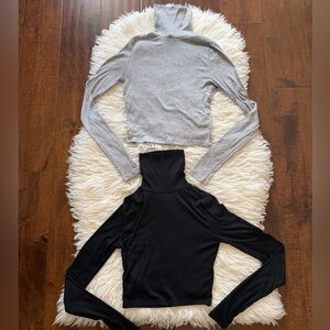Aritzia Sunday Best Freshmen Cropped Turtlenecks